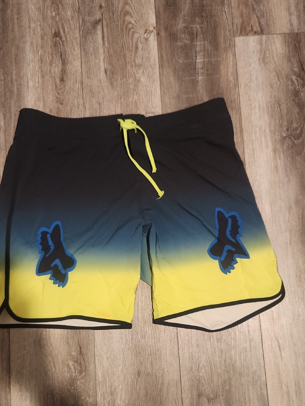 Fox Men's Blue to Yellow Ombre Swim Trunks
